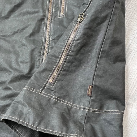 Kuhl Burr Vest  Large Canvas Gunmetal Black Vintage Patina Dye Size L - Picture 5 of 13